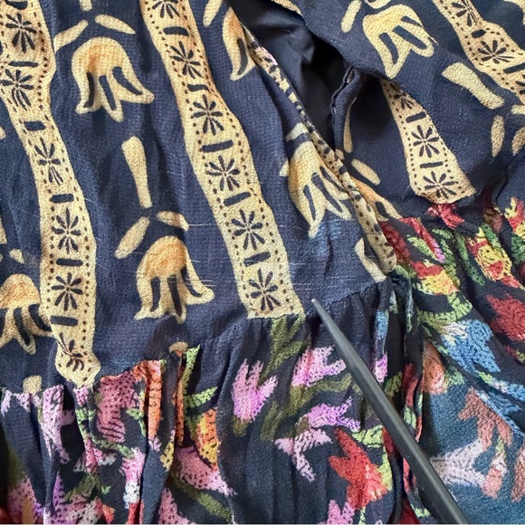 Farm Rio for Anthropologie Side Slit Maxi Dress Size S - Picture 11 of 13